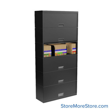 Flipper Door Cabinet 42''W x 15''D x 88''H - SN12BN6-NL SMS-01-V25-SN12BN6-NL