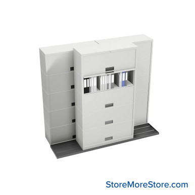 Sliding Flipper Door Cabinets 88''W x 32''D x 80''H - B221BN-SN15 SMS-01-V25-B221BN-SN15