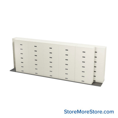 Sliding Flipper Door Cabinets 260''W x 38''D x 94''H - B265LG-SN17 SMS-01-V25-B265LG-SN17