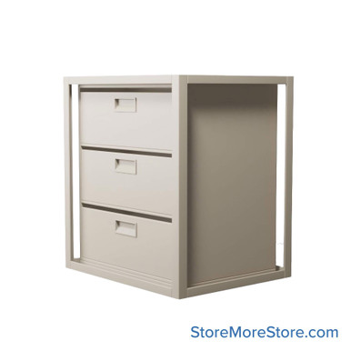 Rotary File Cabinet 39''W x 31''D x 42''H - XLG-FS1-A3-DLK SMS-01-V25-XLG-FS1-A3