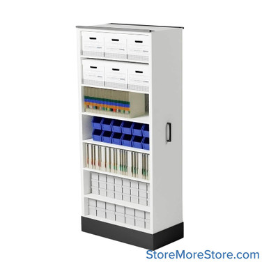Retractable Shelving Systems 20''W x 43''D x 82''H - S3-1836-SS1-82 SMS-08-V02-S3-1836-SS182