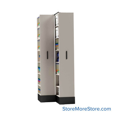 Retractable Shelving Systems 27''W x 37''D x 91''H - S3-1230-SS2-91 SMS-08-V02-S3-1230-SS291