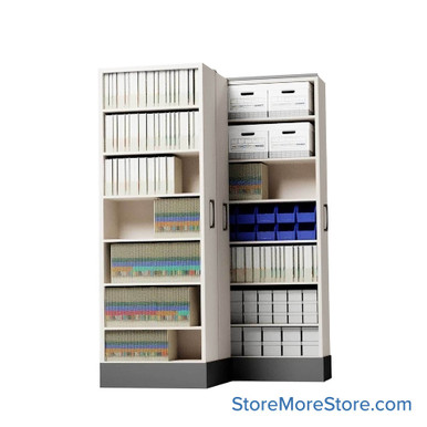 Retractable Shelving Systems 41''W x 43''D x 82''H- S3-1236-SS3-82
