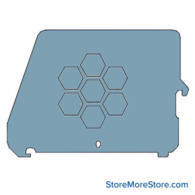 Datum File Dividers 11''W x 0''D x 8''H - FDL10 SMS-08-V25-FDL10