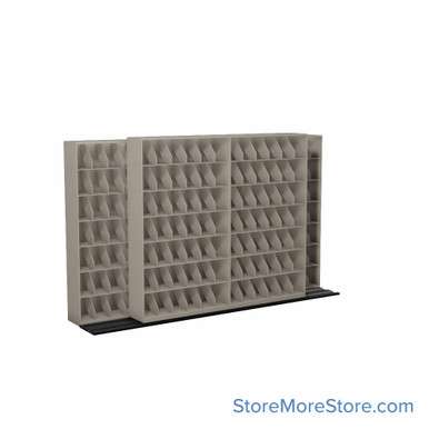Mobile File Storage 130''W x 28''D x 79''H - B232LT-4P7 SMS-08-V25-B232LT7