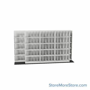 Mobile File Storage 148''W x 40''D x 79''H - B643XR-4P5 SMS-08-V25-B643XR5