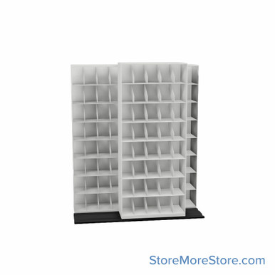 Mobile File Storage 76''W x 34''D x 89''H - B621LG-4P8 SMS-08-V25-B621LG8