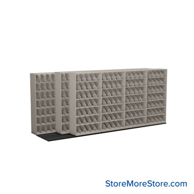 Mobile File Rack 184''W x 52''D x 80''H - T654LG7 SMS-08-V25-T654LG7
