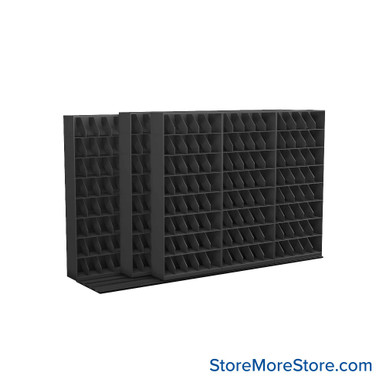 Mobile File Rack 148''W x 43''D x 90''H - T643LT8 SMS-08-V25-T643LT8