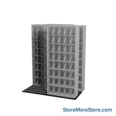 Mobile File Rack 76''W x 43''D x 90''H - T621LT8 SMS-08-V25-T621LT8