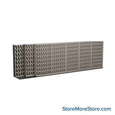 Mobile File Rack 296''W x 43''D x 90''H - T865LT8 SMS-08-V25-T865LT8