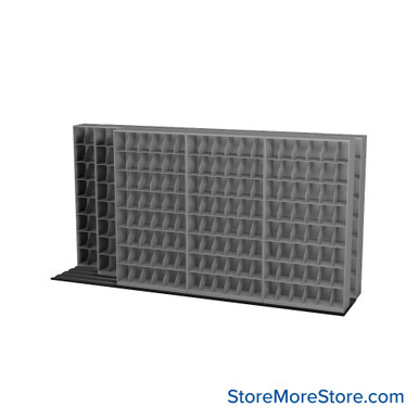 Mobile File Rack 172''W x 43''D x 90''H - T243LT8 SMS-08-V25-T243LT8
