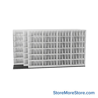 Mobile File Rack 184''W x 61''D x 100''H - T654XR6 SMS-08-V25-T654XR6