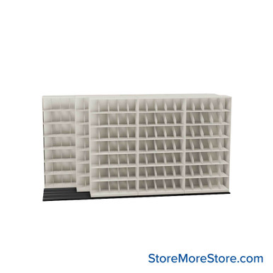 Mobile File Rack 148''W x 52''D x 80''H - T643LG7 SMS-08-V25-T643LG7