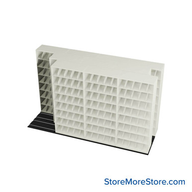 Mobile File Rack 148''W x 52''D x 90''H - T643LG8 SMS-08-V25-T643LG8