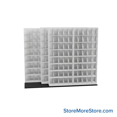 Mobile File Rack 112''W x 43''D x 90''H - T632LT8 SMS-08-V25-T632LT8
