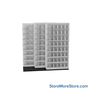 Mobile File Rack 88''W x 43''D x 90''H - T221LT8 SMS-08-V25-T221LT8