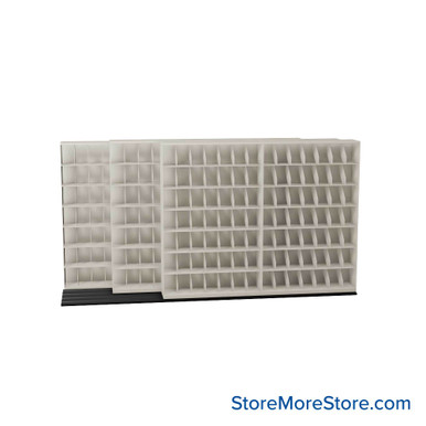 Mobile File Rack 148''W x 43''D x 80''H - T832LT7 SMS-08-V25-T832LT7
