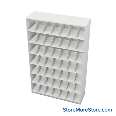 Stackable Metal Shelves 48''W x 16''D x 73''H - SO48LG7 SMS-08-V25-SO48LG7