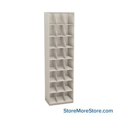 Stackable Metal Shelves 24''W x 16''D x 83''H - SO24LG8 SMS-08-V25-SO24LG8