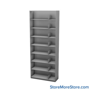 Stackable Metal Shelves 36''W x 13''D x 83''H - SP36LT8 SMS-08-V25-SP36LT8