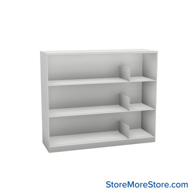 Stackable Metal Shelves 42''W x 13''D x 33''H - Kit-Datum-SP42LT3 SMS-08-V25-SP42LT3