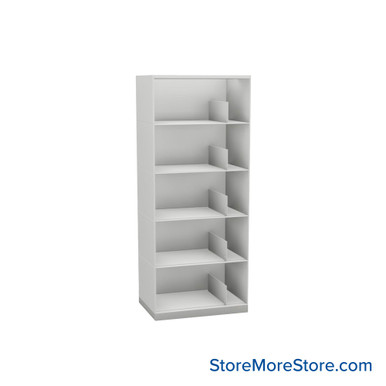 Stackable Metal Shelves 24''W x 16''D x 53''H - Kit-Datum-SP24LG5 SMS-08-V25-SP24LG5
