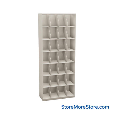 Stackable Metal Shelves 30''W x 13''D x 73''H - SO30LT7 SMS-08-V25-SO30LT7