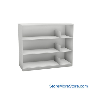 Stackable Metal Shelves 42''W x 16''D x 33''H - Kit-Datum-SP42LG3 SMS-08-V25-SP42LG3