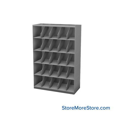 Stackable Metal Shelves 36''W x 16''D x 53''H - Kit-Datum-SO36LG5 SMS-08-V25-SO36LG5