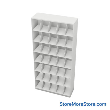Stackable Metal Shelves 36''W x 13''D x 73''H - SO36LT7 SMS-08-V25-SO36LT7