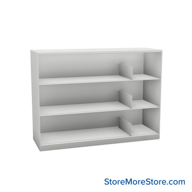 Stackable Metal Shelves 48''W x 16''D x 33''H - Kit-Datum-SP48LG3 SMS-08-V25-SP48LG3