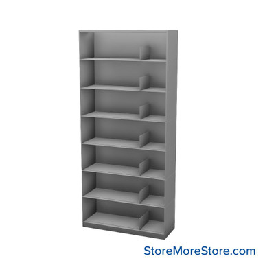 Stackable Metal Shelves 36''W x 13''D x 73''H - SP36LT7 SMS-08-V25-SP36LT7