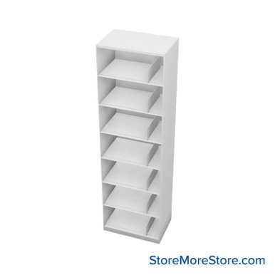 Stackable Metal Shelves 24''W x 16''D x 73''H - SP24LG7 SMS-08-V25-SP24LG7