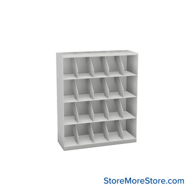 Stackable Metal Shelves 36''W x 13''D x 43''H - Kit-Datum-SO36LT4 SMS-08-V25-SO36LT4