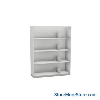 Stackable Metal Shelves 36''W x 13''D x 43''H - Kit-Datum-SP36LT4 SMS-08-V25-SP36LT4