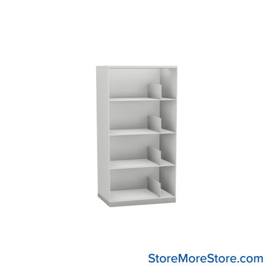 Stackable Metal Shelves 24''W x 16''D x 43''H - Kit-Datum-SP24LG4 SMS-08-V25-SP24LG4