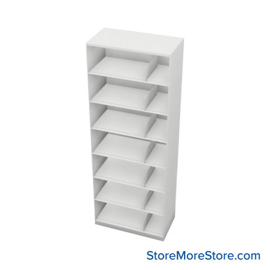 Stackable Metal Shelves 30''W x 16''D x 73''H - SP30LG7 SMS-08-V25-SP30LG7