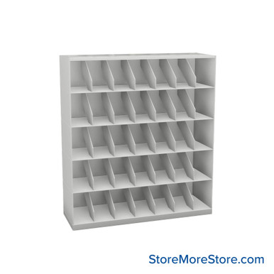 Stackable Metal Shelves 48''W x 16''D x 53''H - Kit-Datum-SO48LG5 SMS-08-V25-SO48LG5