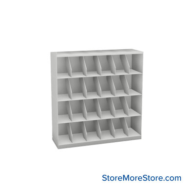 Stackable Metal Shelves 42''W x 13''D x 43''H - Kit-Datum-SO42LT4 SMS-08-V25-SO42LT4