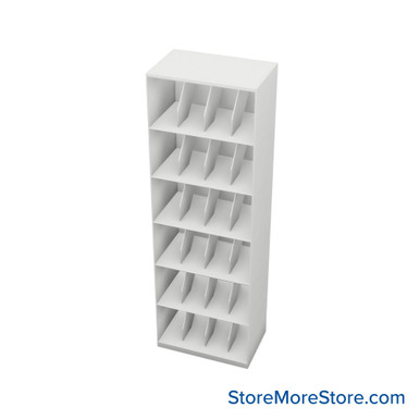 Stackable Metal Shelves 30''W x 19''D x 63''H - SO30XR6 SMS-08-V25-SO30XR6