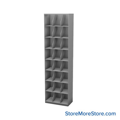 Stackable Metal Shelves 24''W x 13''D x 83''H - SO24LT8 SMS-08-V25-SO24LT8