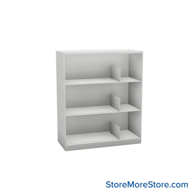 Stackable Metal Shelves 30''W x 13''D x 33''H - Kit-Datum-SP30LT3 SMS-08-V25-SP30LT3