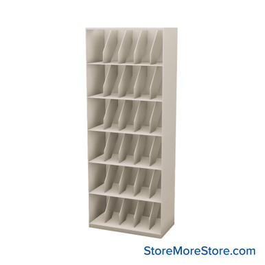 Stackable Metal Shelves 36''W x 19''D x 63''H - SO36XR6 SMS-08-V25-SO36XR6