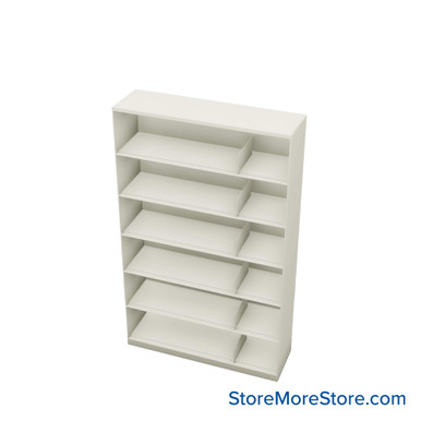 Binder Storage Shelves 42''W x 13''D x 80''H - Kit-Datum-SP42LT-BN6 SMS-08-V25-SP42LT-BN6