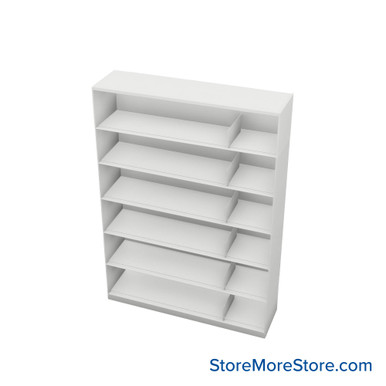 Binder Storage Shelves 48''W x 13''D x 80''H - Kit-Datum-SP48LT-BN6 SMS-08-V25-SP48LT-BN6