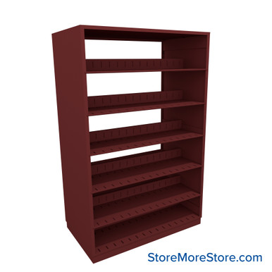 Letter-Size File Shelving 42''W x 24''D x 64''H - 642442-S6M SMS-08-V25-642442-S6M