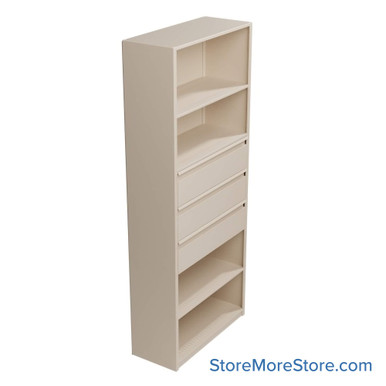 Shelving Units with Drawers 36''W x 15''D x 88''H - 881536-3dwr9 SMS-08-V25-881536-3dwr9