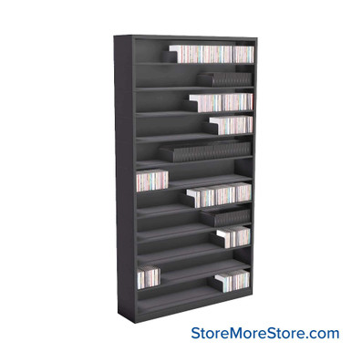 Media Shelving 42''W x 10''D x 77''H - VS42-11 SMS-08-V25-VS42-11