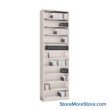 Media Shelving 24''W x 10''D x 77''H - VS24-11 SMS-08-V25-VS24-11